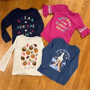Carters Kids Long Sleeve Shirts Bundle - Sz 8